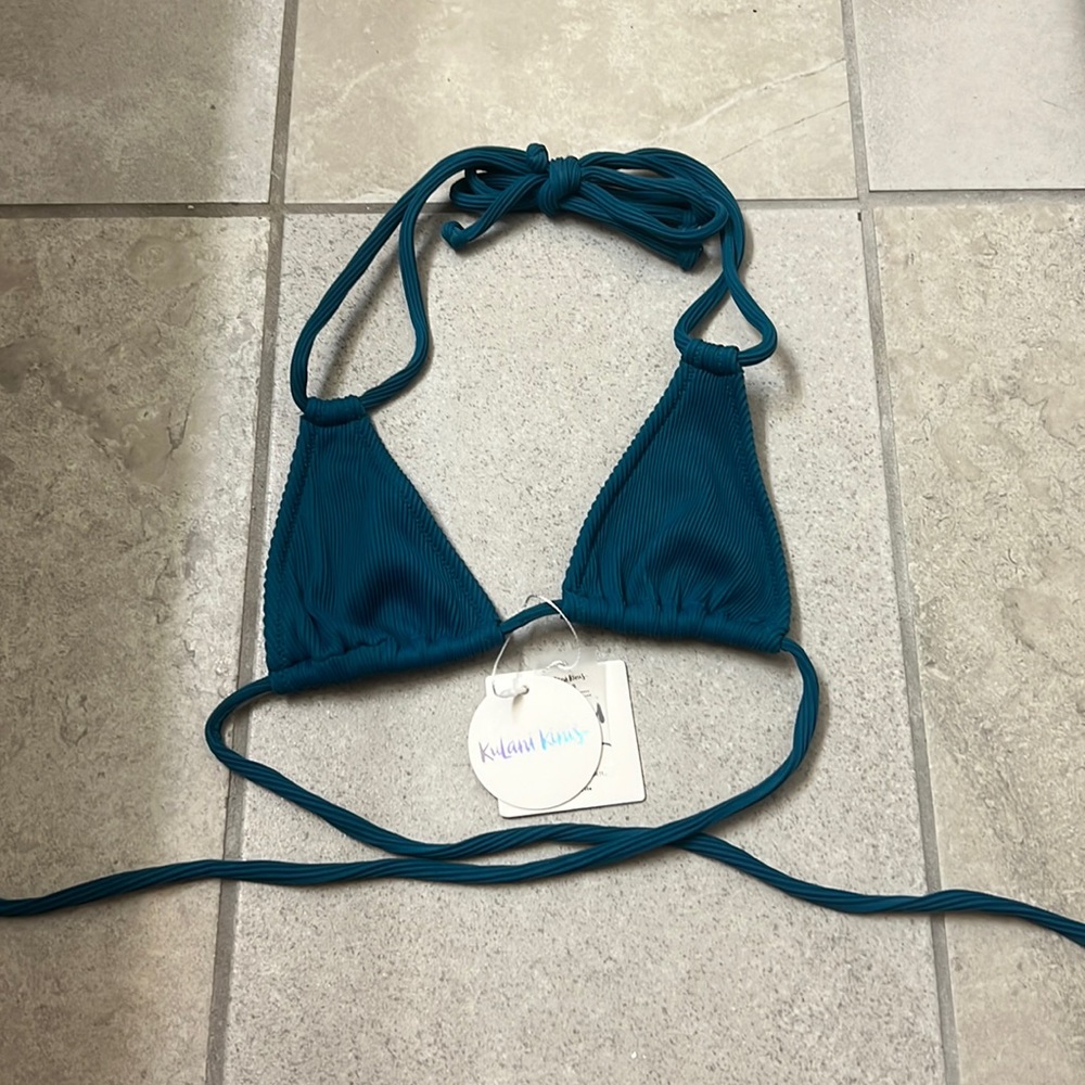 Halter bralette cactus ribbed